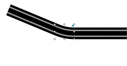Flip  track section