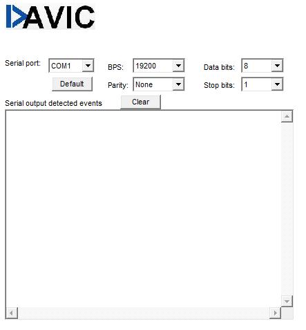 Davic sensor configuration